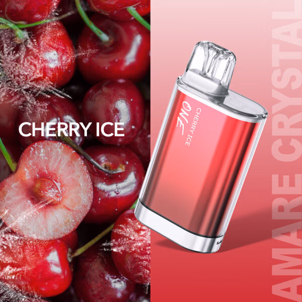 Amare Crystal One E-Zigarette – Geschmack Cherry Ice mit süßem Kirsch-Aroma und frischer Eisnote