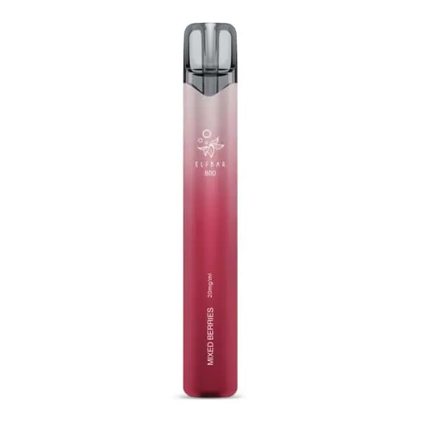 ELFBAR 800 Mixed Berries Einweg E-Zigarette ohne Verpackung – kräftiger Beerenfarbton mit Verlauf, 800 Züge, intensiver Fruchtgeschmack aus verschiedenen Beeren, 20 mg/ml Nikotin