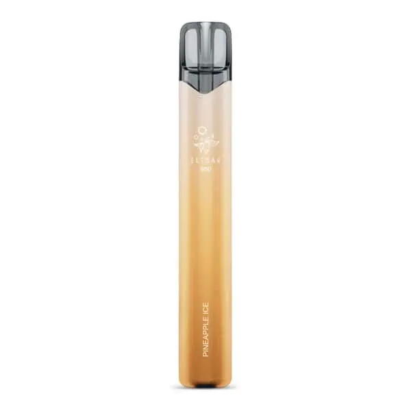 ELFBAR 800 Pineapple Ice Einweg E-Zigarette ohne Verpackung – hellgelbes Gehäuse mit sanftem Verlauf, 800 Züge, tropischer Ananasgeschmack mit kühlem Ice-Effekt, 20 mg/ml Nikotin