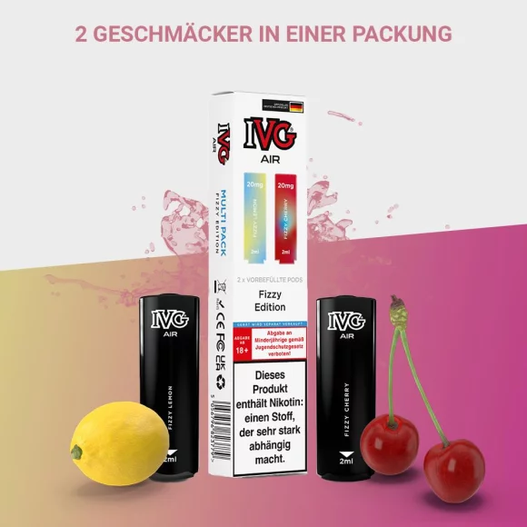 IVG Air Pods Fizzy Cherry - 20 mg/ml