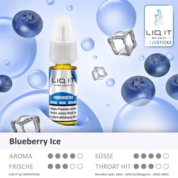 Lovesticks LIQ IT Blueberry Ice