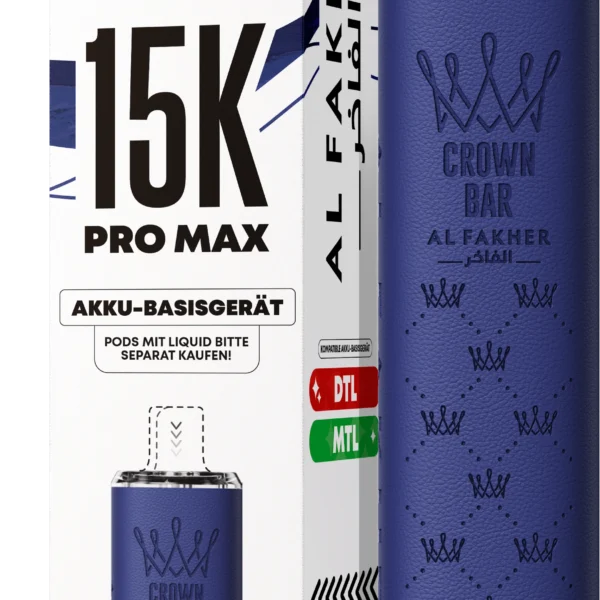 Al Fakher 15K Pro Max Basisgerät Blue
