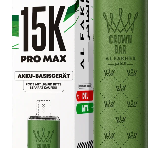 Al Fakher 15K Pro Max Basisgerät Green