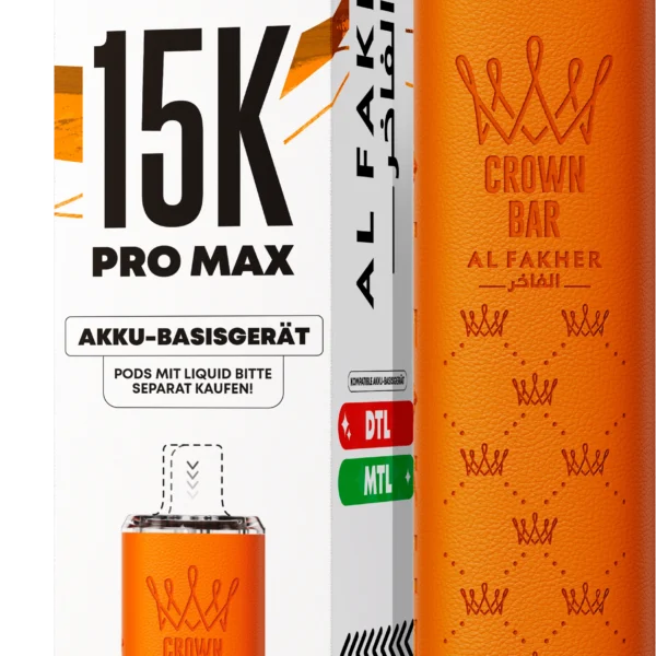 Al Fakher 15K Pro Max Basisgerät Orange