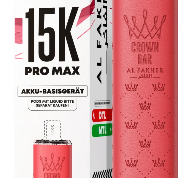 Al Fakher 15K Pro Max Basisgerät Pink