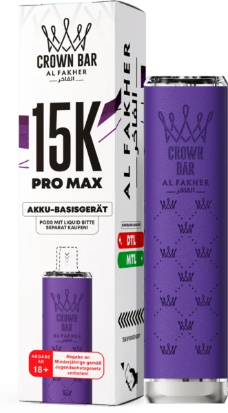 Al Fakher 15K Pro Max Basisgerät Purple