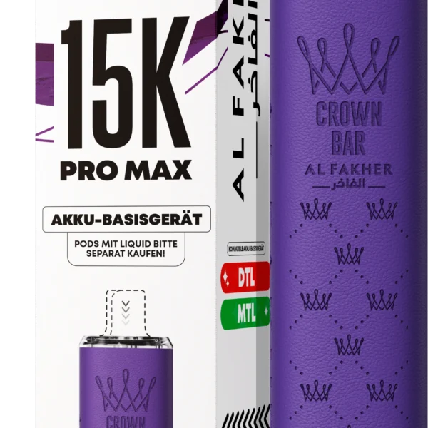 Al Fakher 15K Pro Max Basisgerät Purple