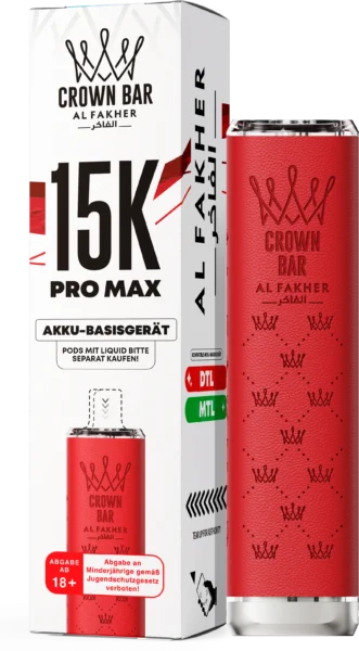 Al Fakher 15K Pro Max Basisgerät Red