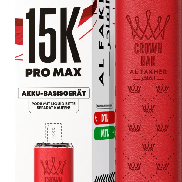 Al Fakher 15K Pro Max Basisgerät Red