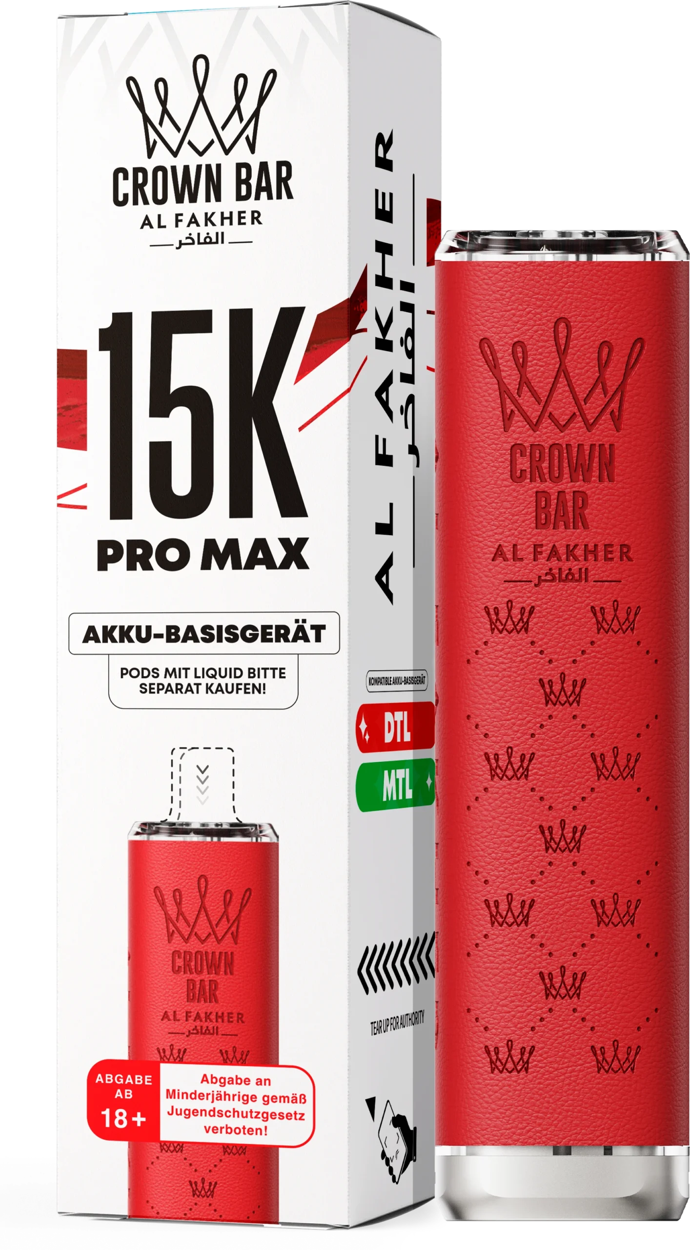 Al Fakher 15K Pro Max Basisgerät Red