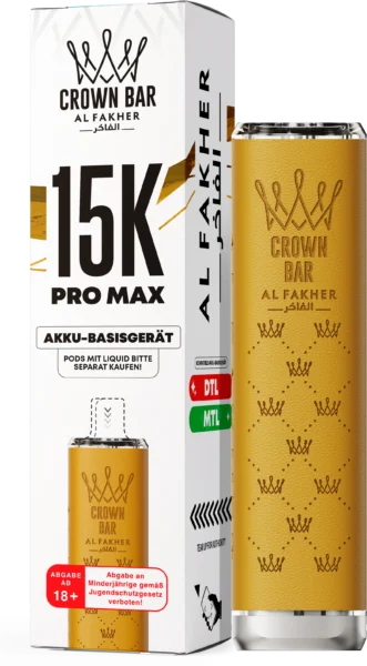 Al Fakher 15K Pro Max Basisgerät Yellow