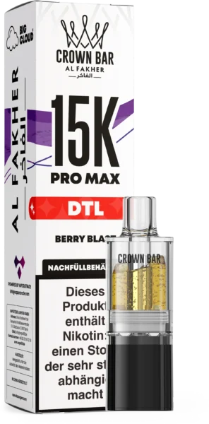 Al Fakher 15K Pro Max DTL Pod Berry Blast