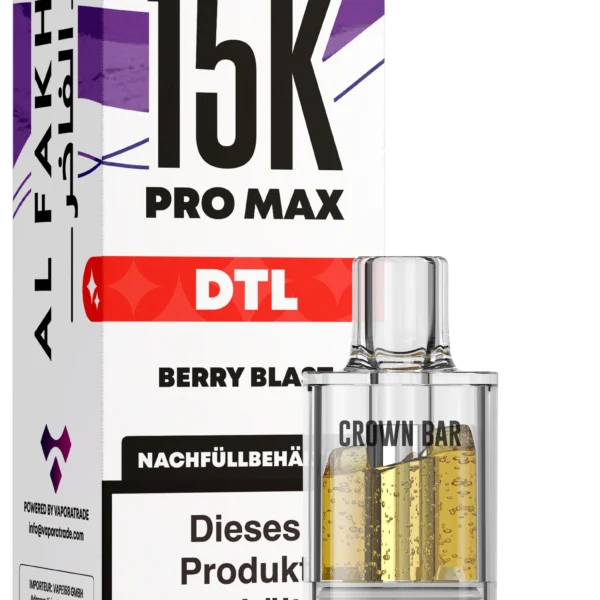 Al Fakher 15K Pro Max DTL Pod – Berry Blast 6 mg Nikotin
