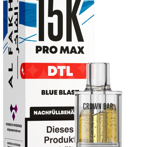 Al Fakher 15K Pro Max DTL Pod – Blue Blast 6 mg Nikotin