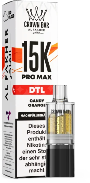 Al Fakher 15K Pro Max DTL Pod Candy Orange