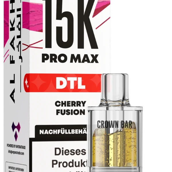 Al Fakher 15K Pro Max DTL Pod – Cherry Fusion 6 mg Nikotin