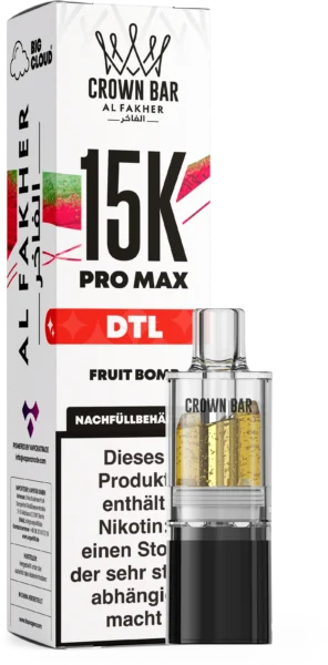 Al Fakher 15K Pro Max DTL Pod Fruit Bomb