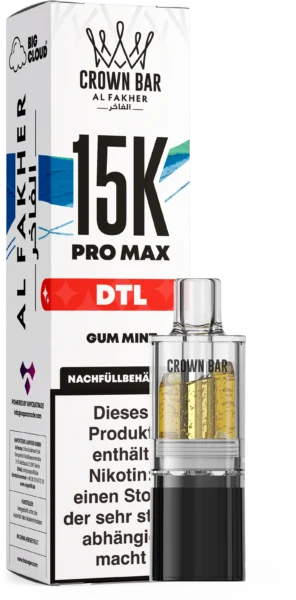 Al Fakher 15K Pro Max DTL Pod Gum Mint