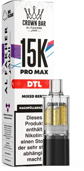 Al Fakher 15K Pro Max DTL Pod Mixed Berries