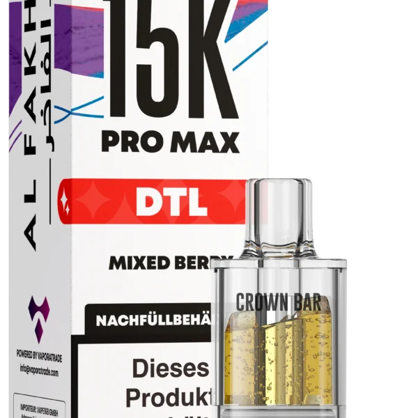 Al Fakher 15K Pro Max DTL Pod – Mixed Berries 6 mg Nikotin