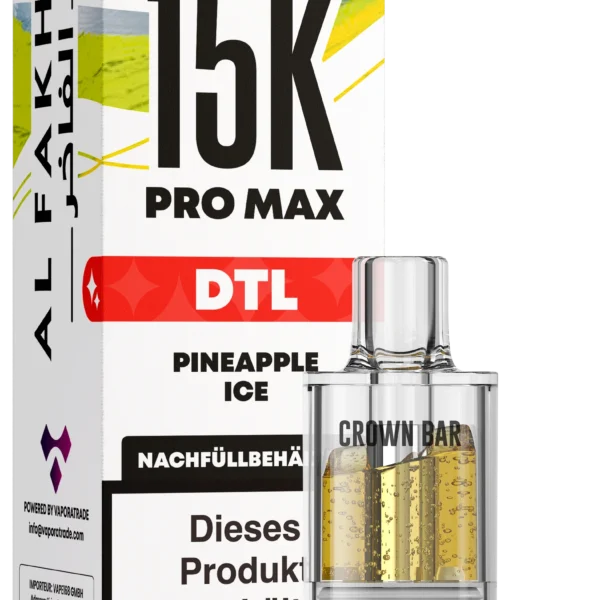 Al Fakher 15K Pro Max DTL Pod – Pineapple Ice 6 mg Nikotin
