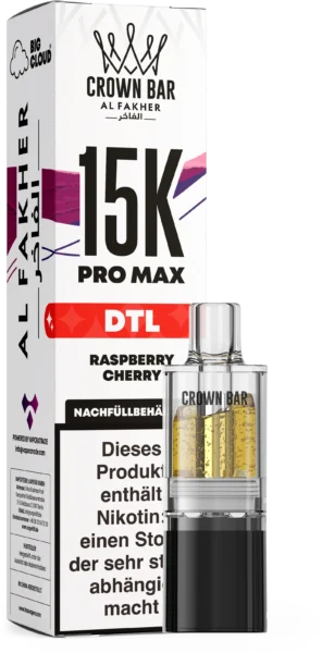 Al Fakher 15K Pro Max DTL Pod Raspberry Cherry