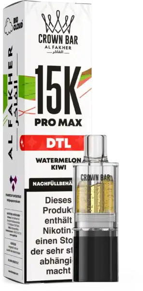 Al Fakher 15K Pro Max DTL Pod – Watermelon Kiwi