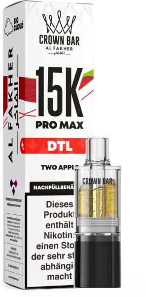 Al Fakher 15K Pro Max DTL Pod Two Apple